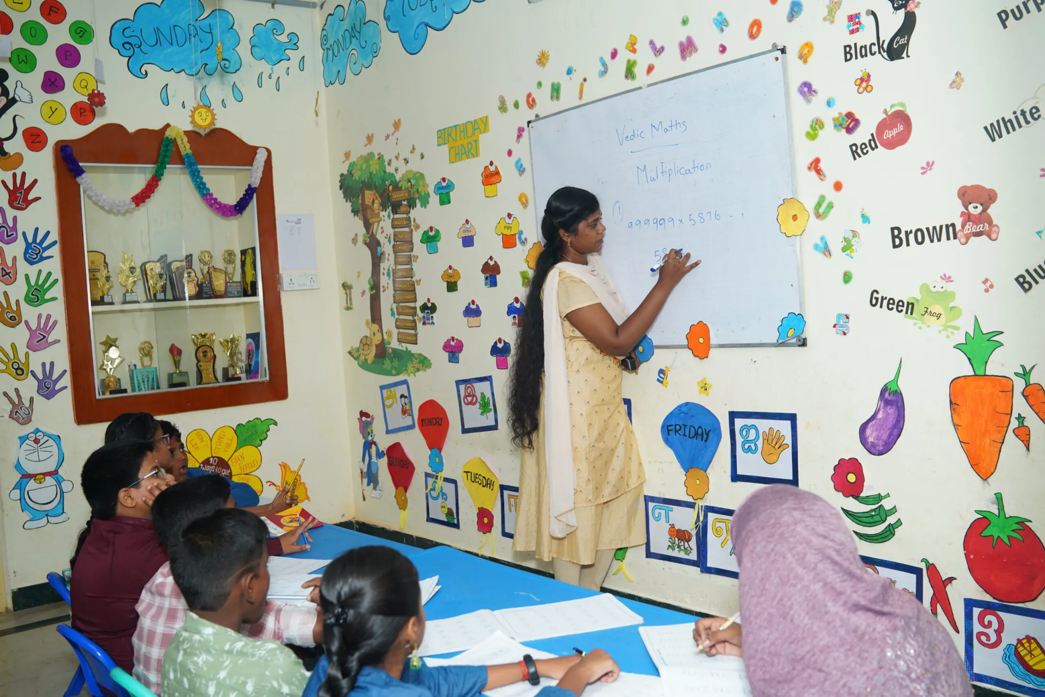 Vedic Maths class at Sparkling Topaz Academy