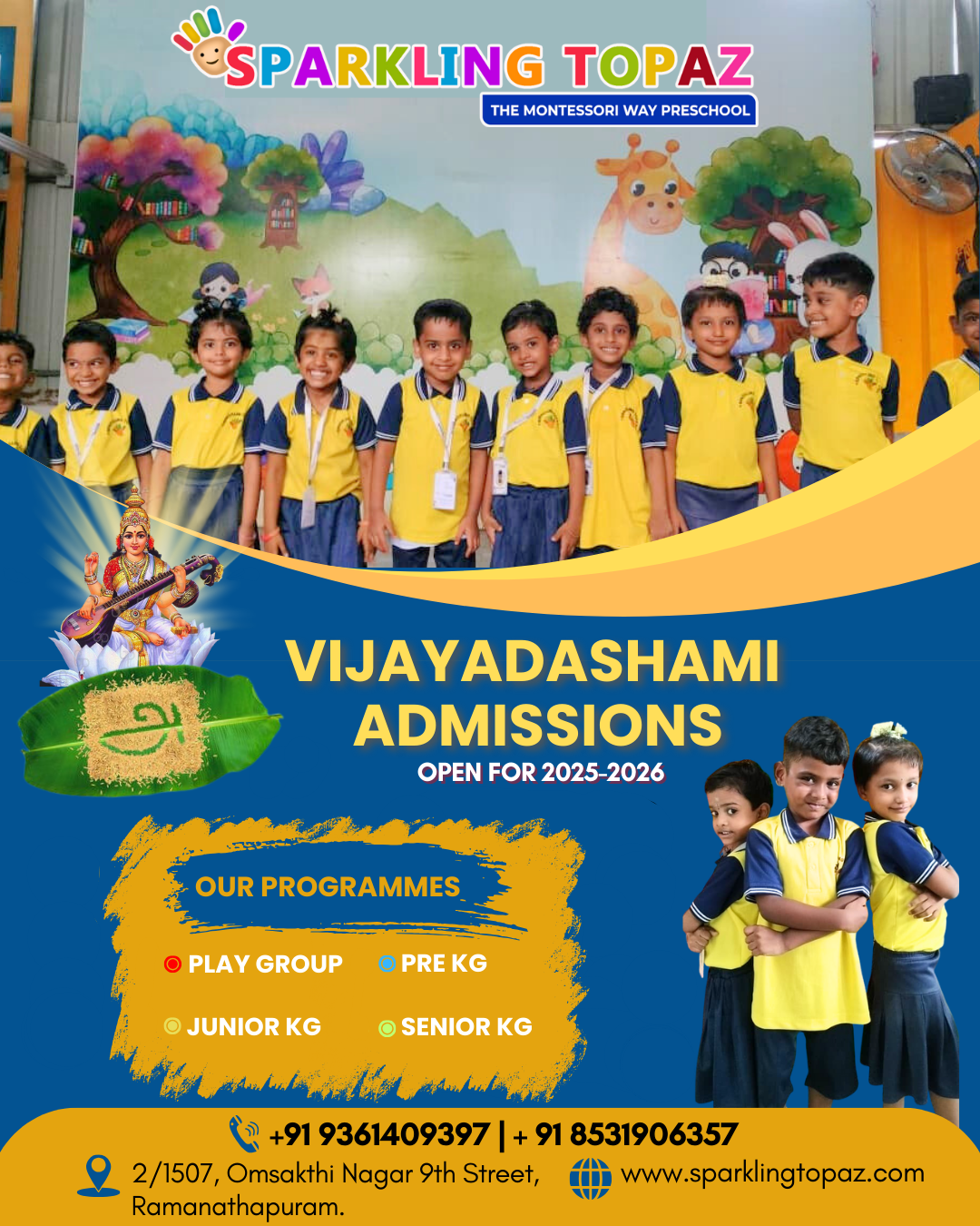 Vijayadashami Admissions Open